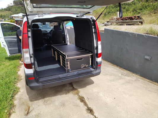 Everest Black or White - Van, Camper Bed, Storage & Kitchen