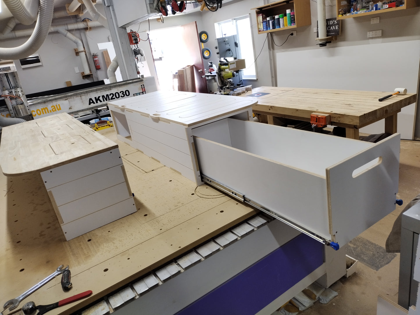 Full 3 Module Van Storage and Kitchen System - Andes with a Smaller Kitchen
