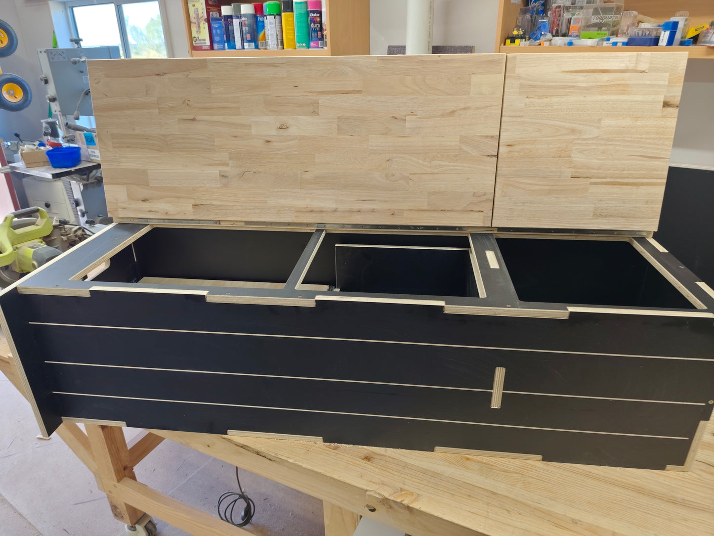 White or Black - Slide out Kitchen, Van, Camper. Tradie storage