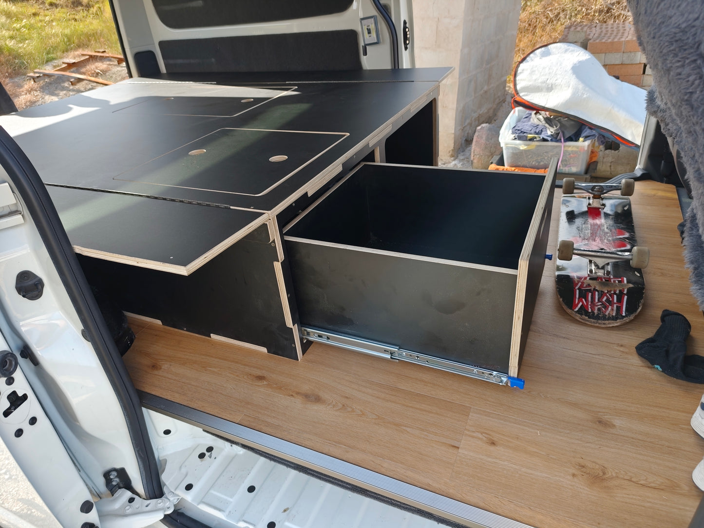 The Surfer, Van Bed and Storage