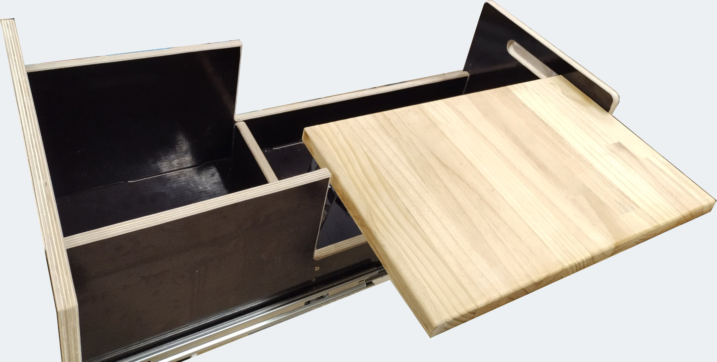 Everest Black or White - Van, Camper Bed, Storage & Kitchen