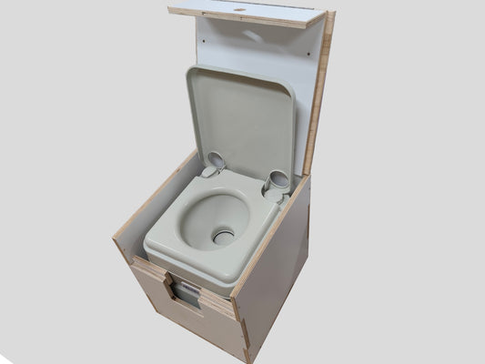 Campervan Van Toilet Loo Box. Black or White