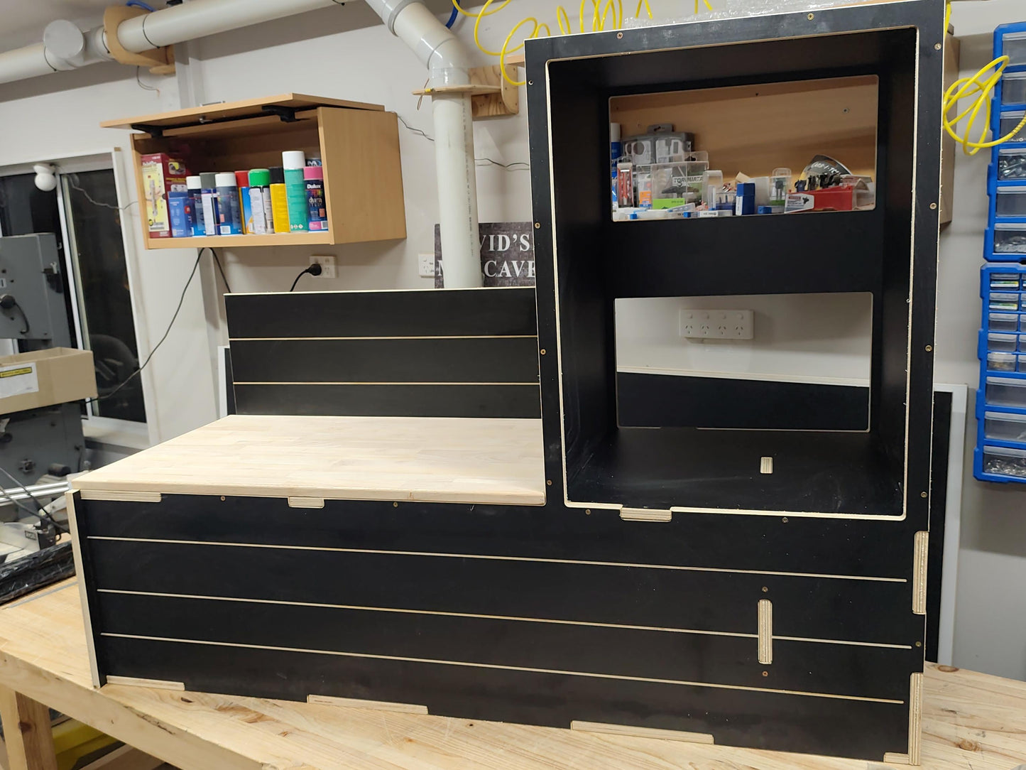 Slide Out Van Camper Kitchen- 85L Fridge Unit - Healy