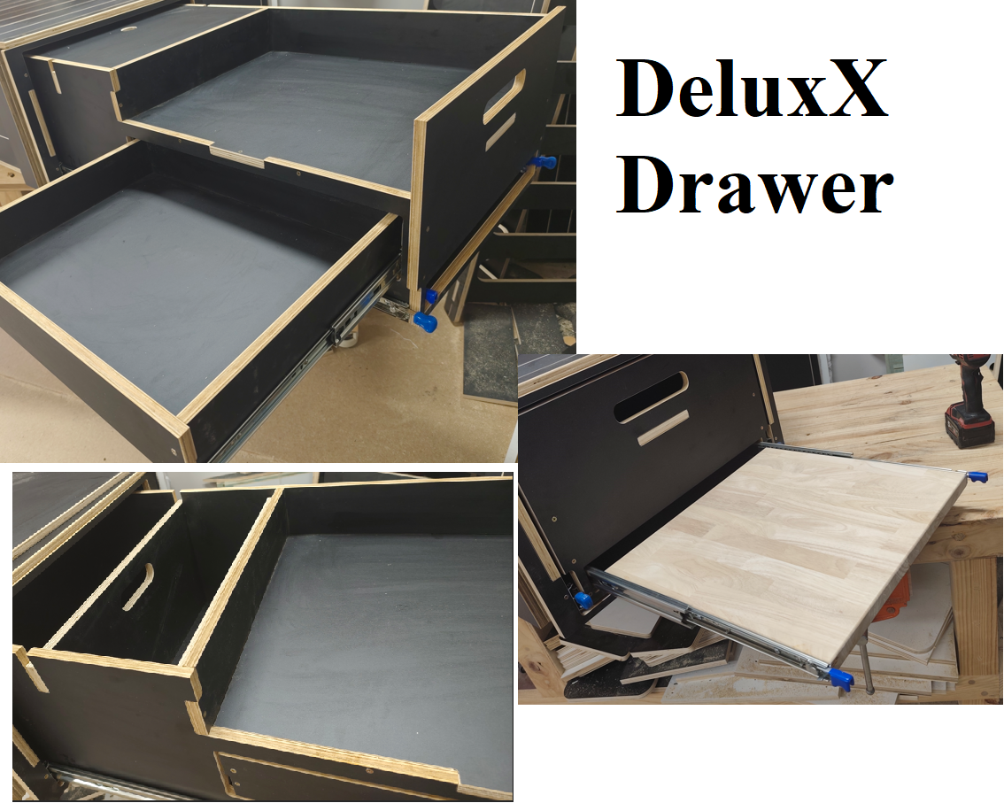 2 Modules Included - Van, Camper Bed, Storage & Kitchen