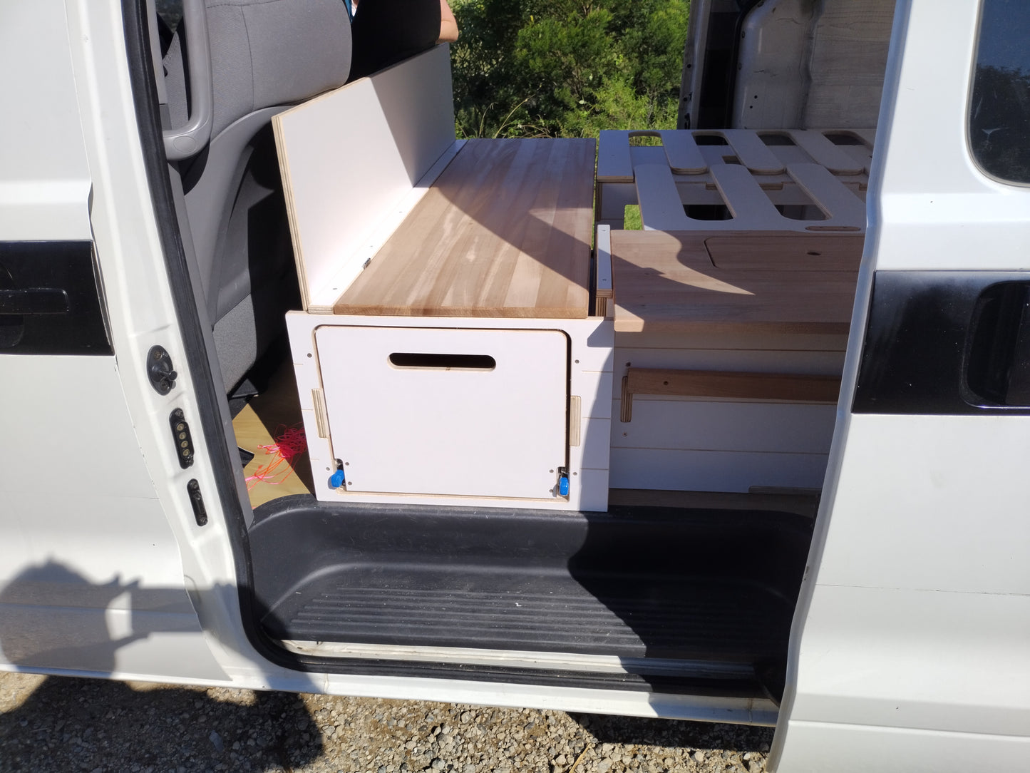 Full 3 Module Van Storage and Kitchen System - Andes with a Smaller Kitchen
