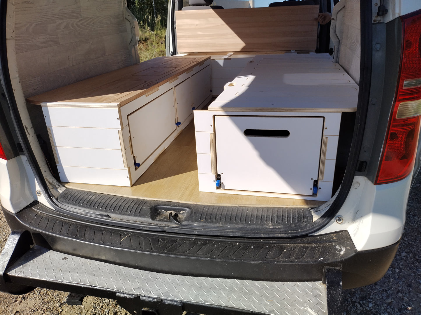 Full 3 Module Van Storage and Kitchen System - Andes with a Smaller Kitchen