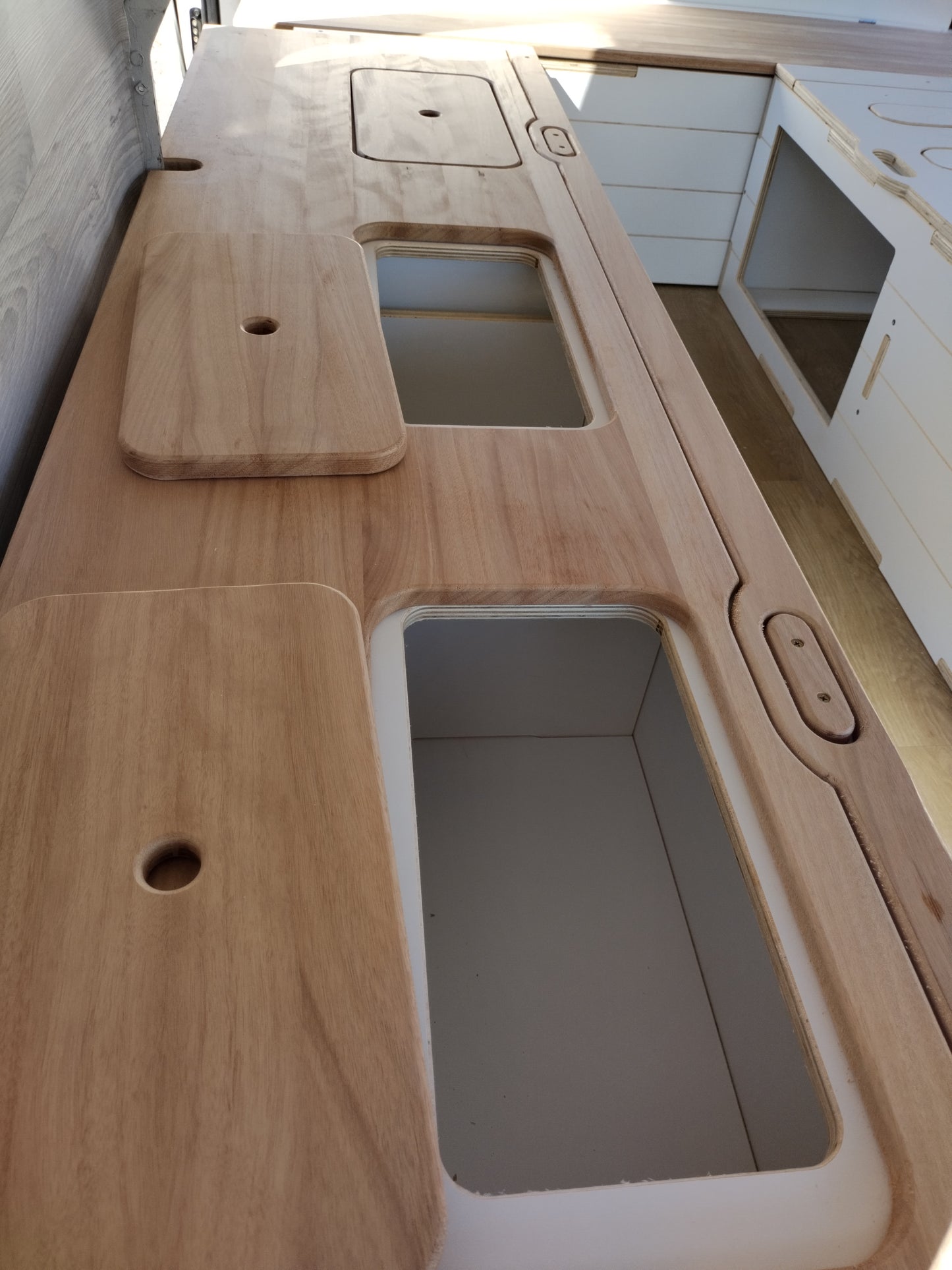 Full 3 Module Van Storage and Kitchen System - Andes with a Smaller Kitchen