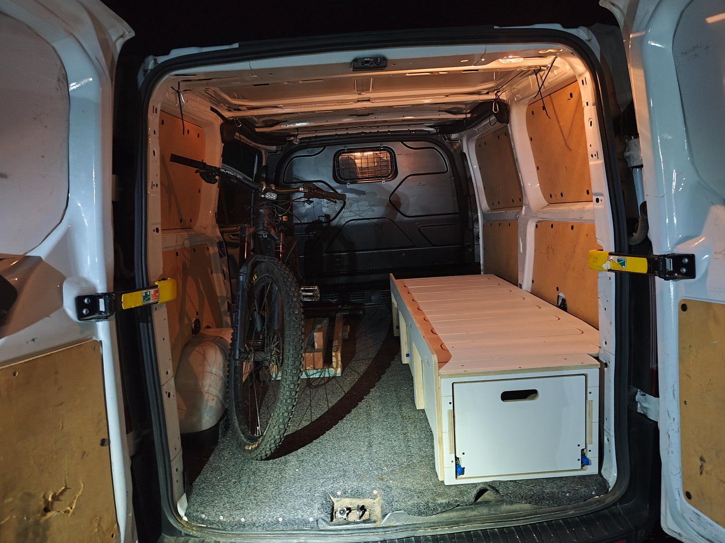Mini K2 Black or White - Van, Camper Bed, Storage & Kitchen