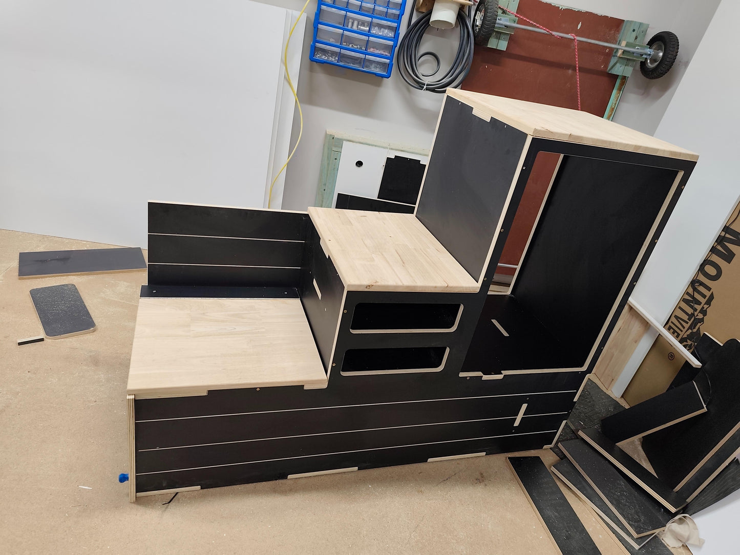 Slide Out Van Camper Kitchen- 85L Fridge Unit - Healy