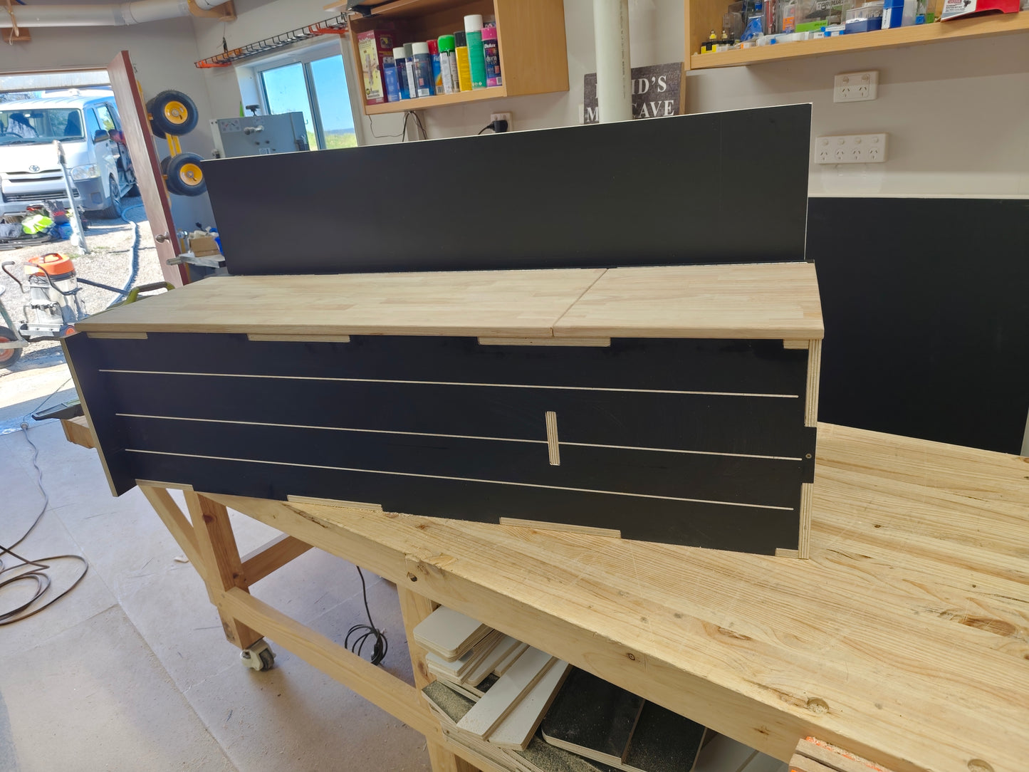 Full 3 Module Van Storage and Kitchen System - Andes with a Smaller Kitchen