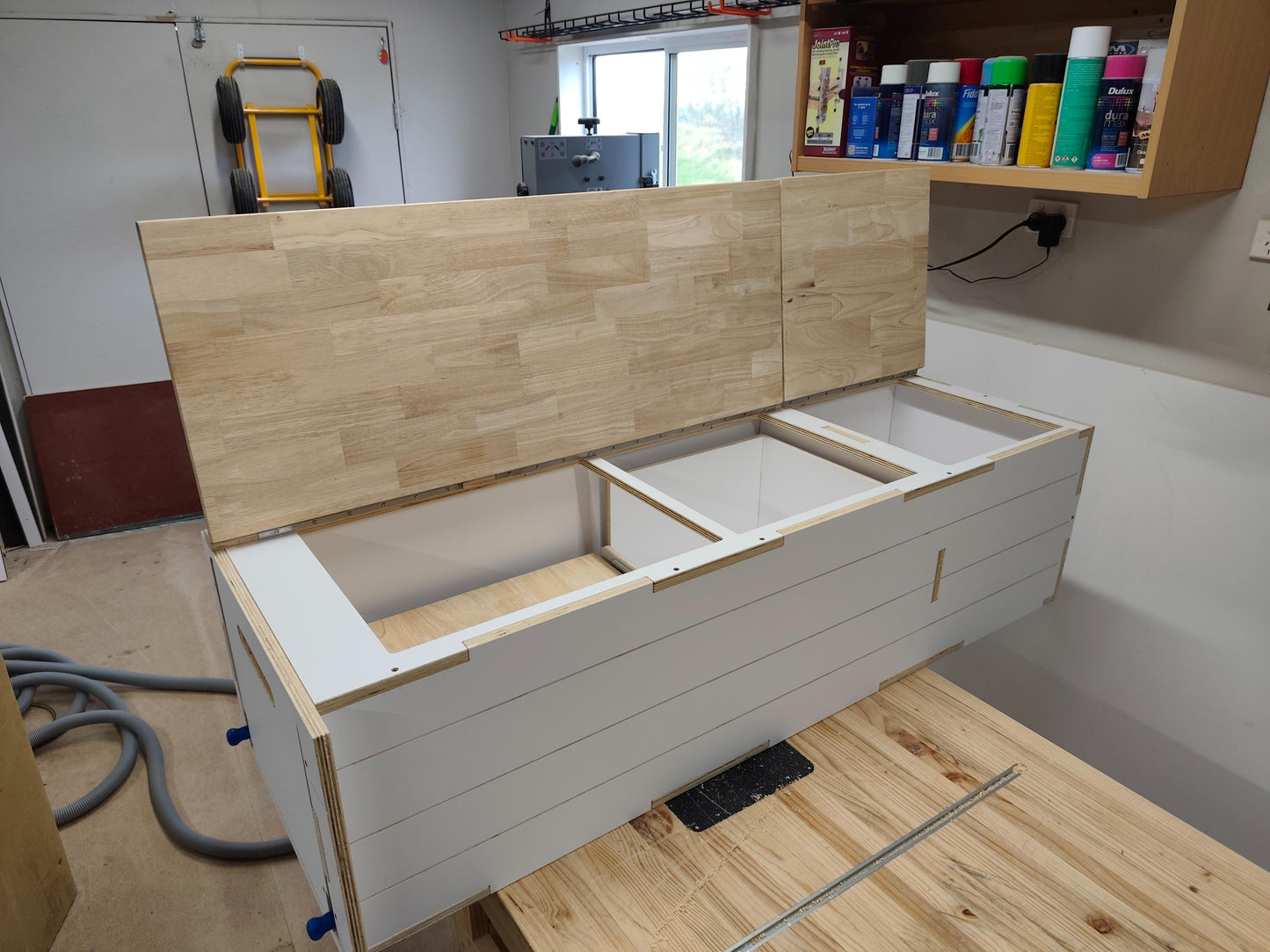 White or Black - Slide out Kitchen, Van, Camper. Tradie storage