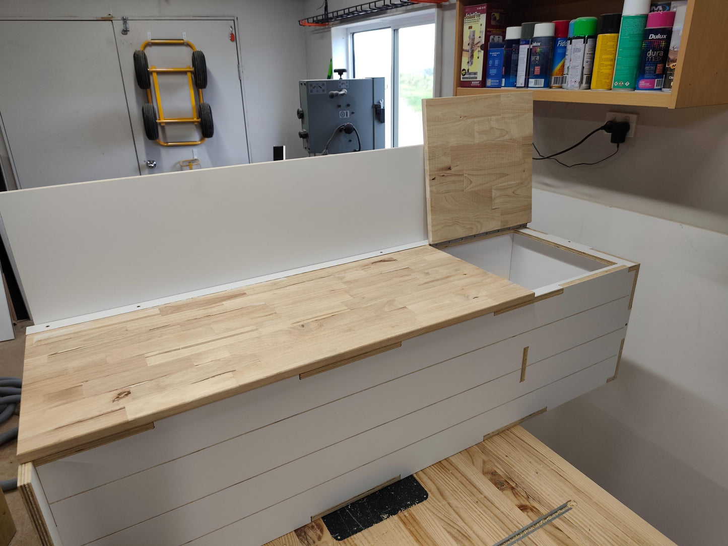 White or Black - Slide out Kitchen, Van, Camper. Tradie storage