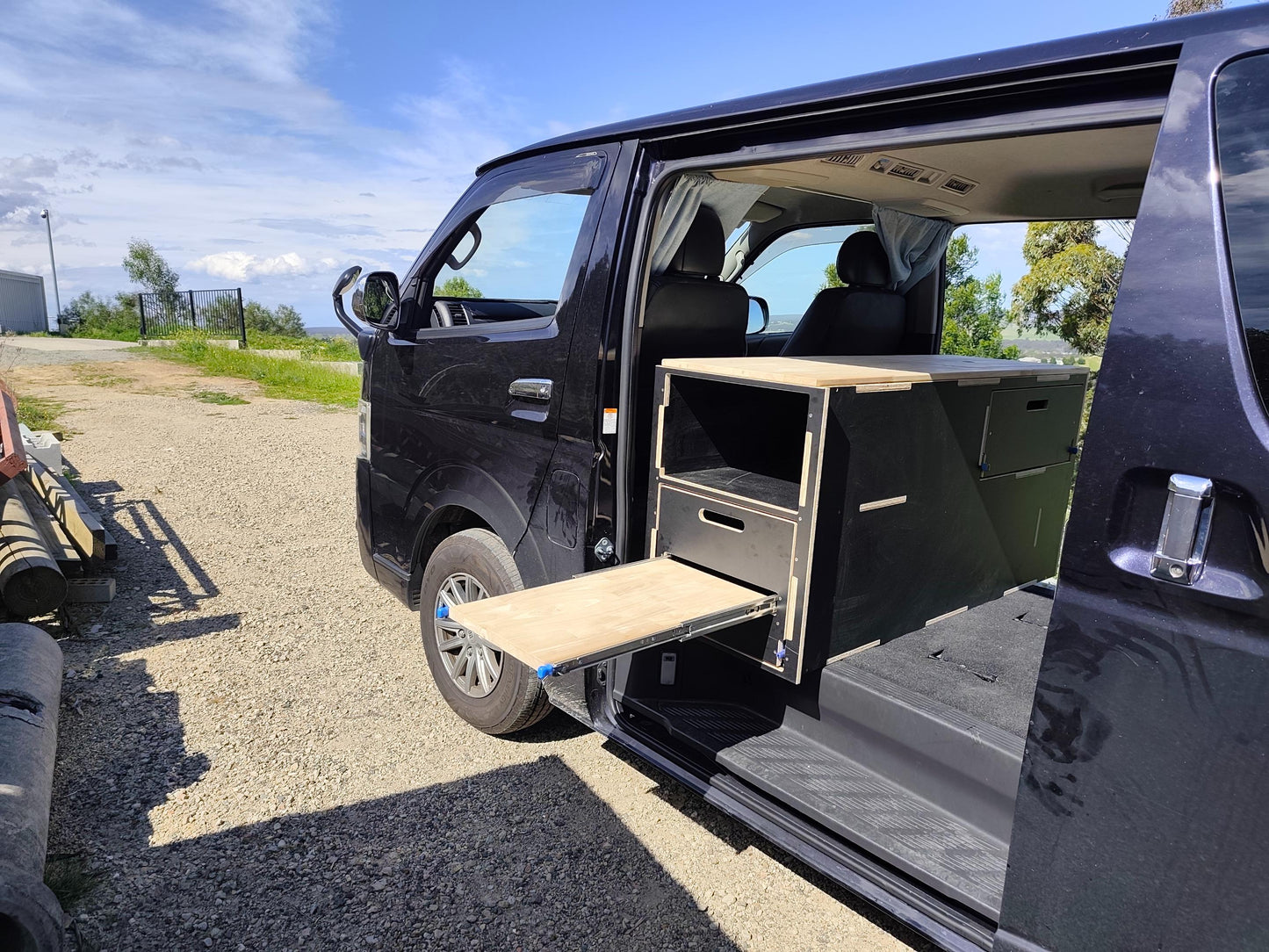 30L Fridge - Slide Campervan Kitchen