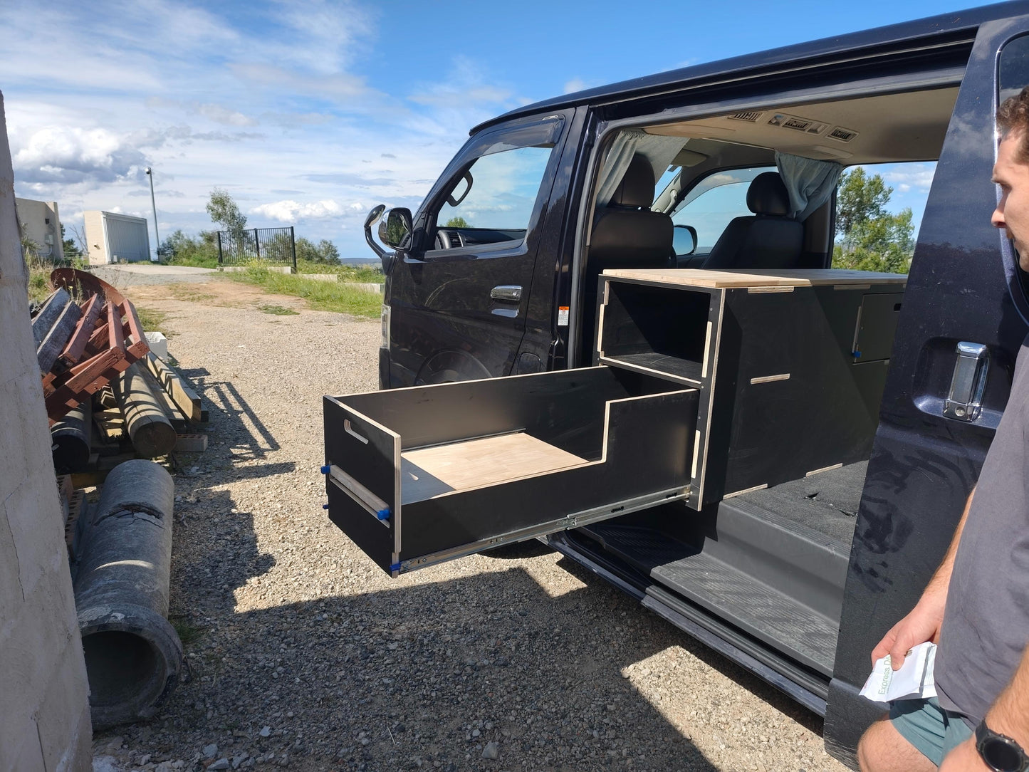30L Fridge - Slide Campervan Kitchen
