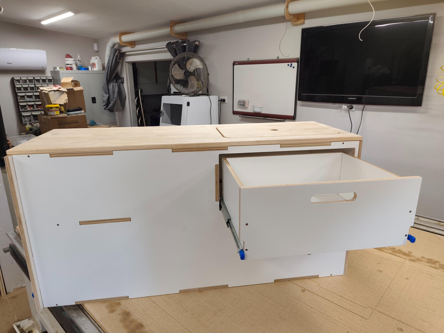 30L Fridge - Slide Campervan Kitchen