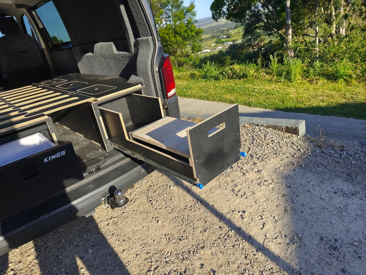 Bed and Storage unit for vans - 2 Modules Included - Van, Camper Bed, Storage & Kitchen