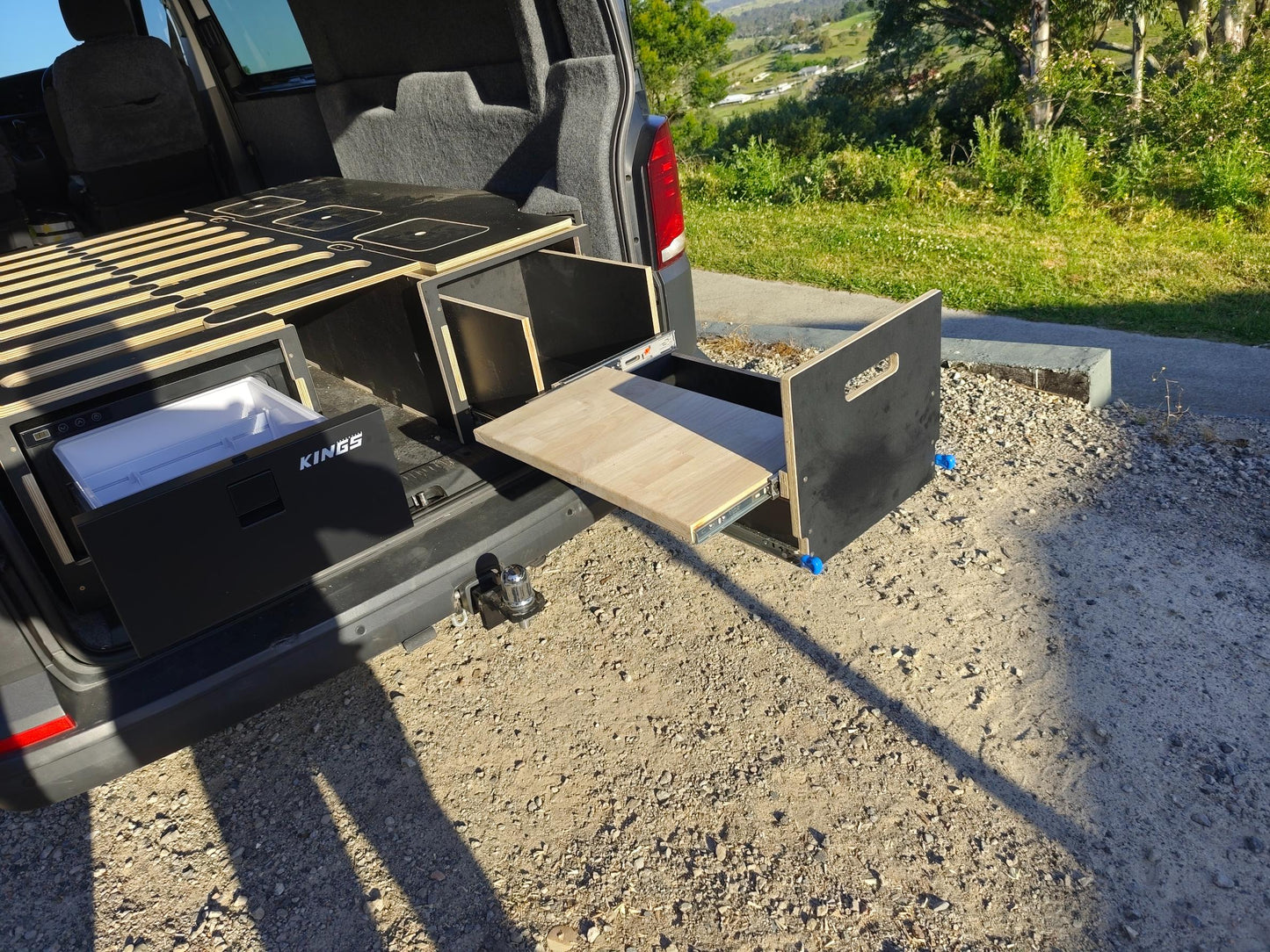Bed and Storage unit for vans - 2 Modules Included - Van, Camper Bed, Storage & Kitchen