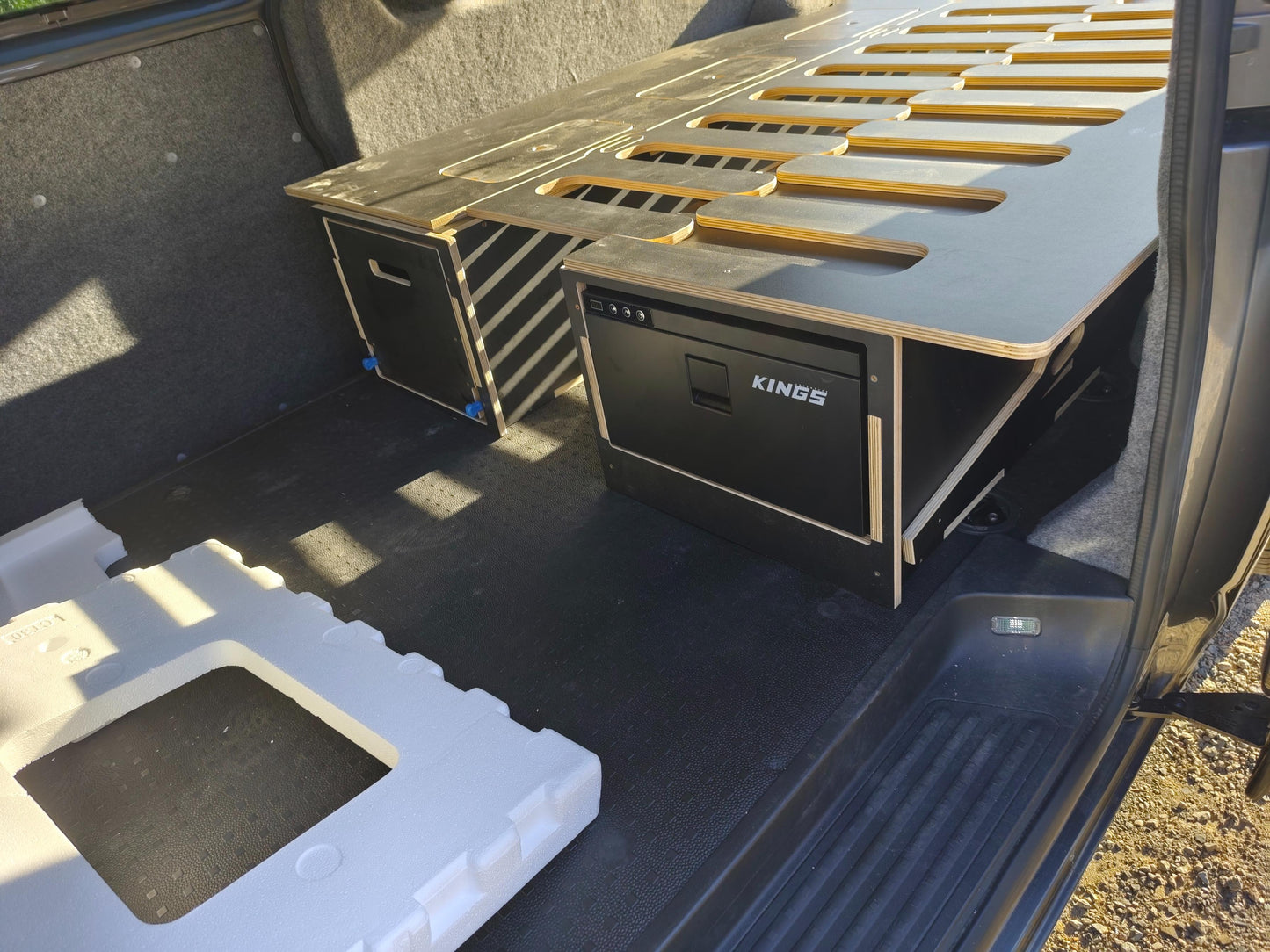 Bed and Storage unit for vans - 2 Modules Included - Van, Camper Bed, Storage & Kitchen