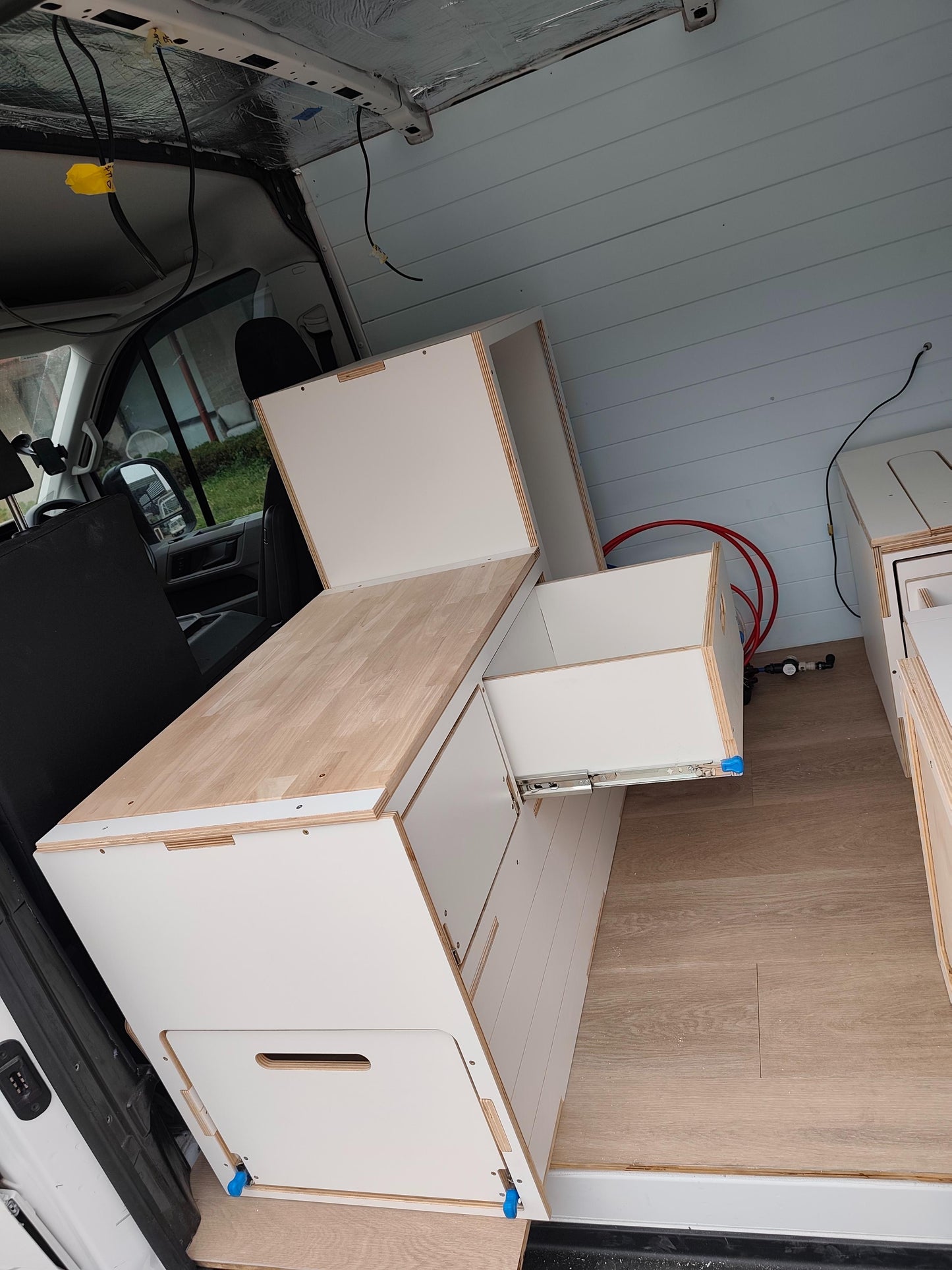 Slide Out Kitchen Fully Plumbed - Suit 85L Kings,Bushmans Fridge. Sink option available