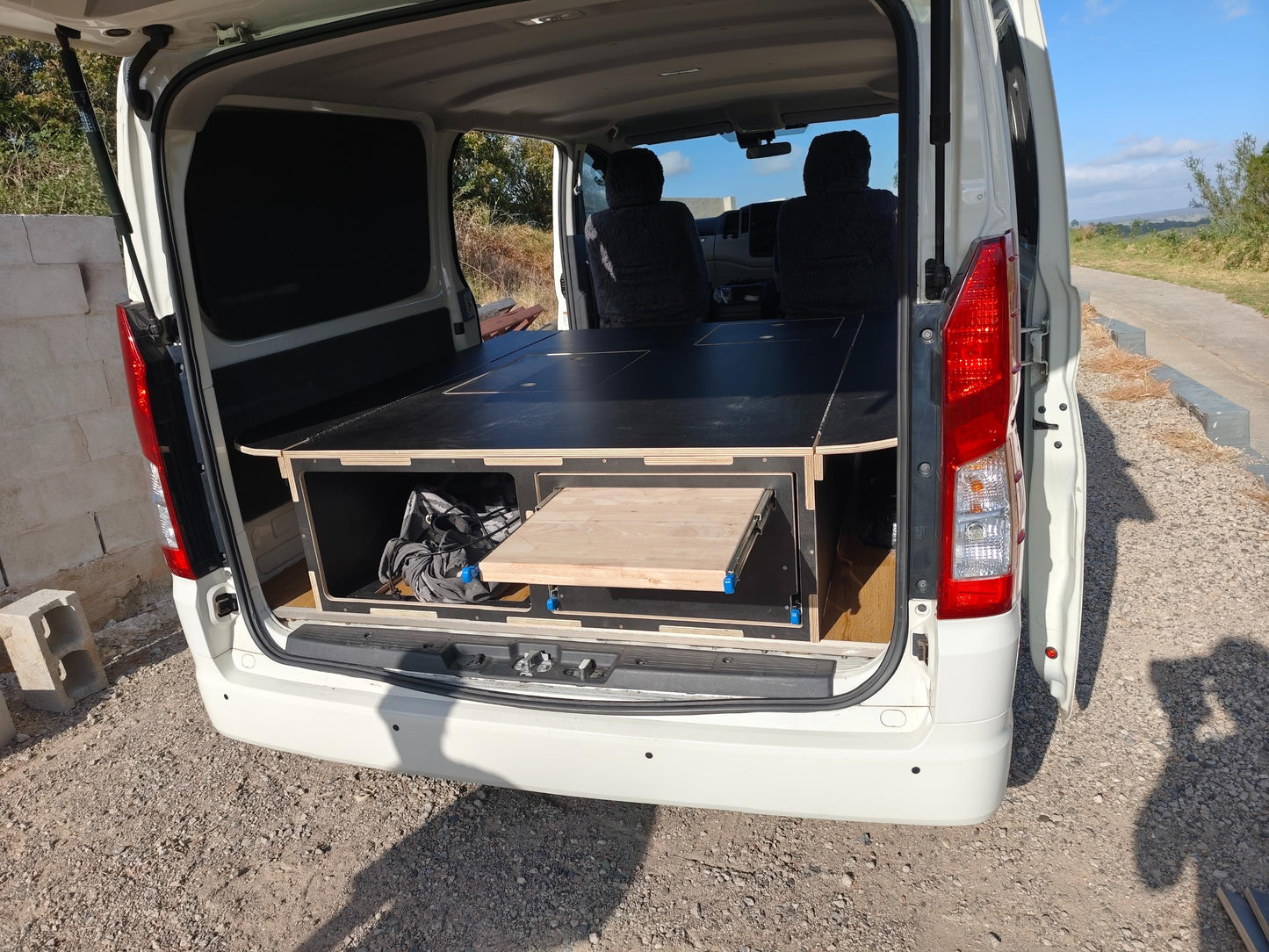 The Surfer, Van Bed and Storage
