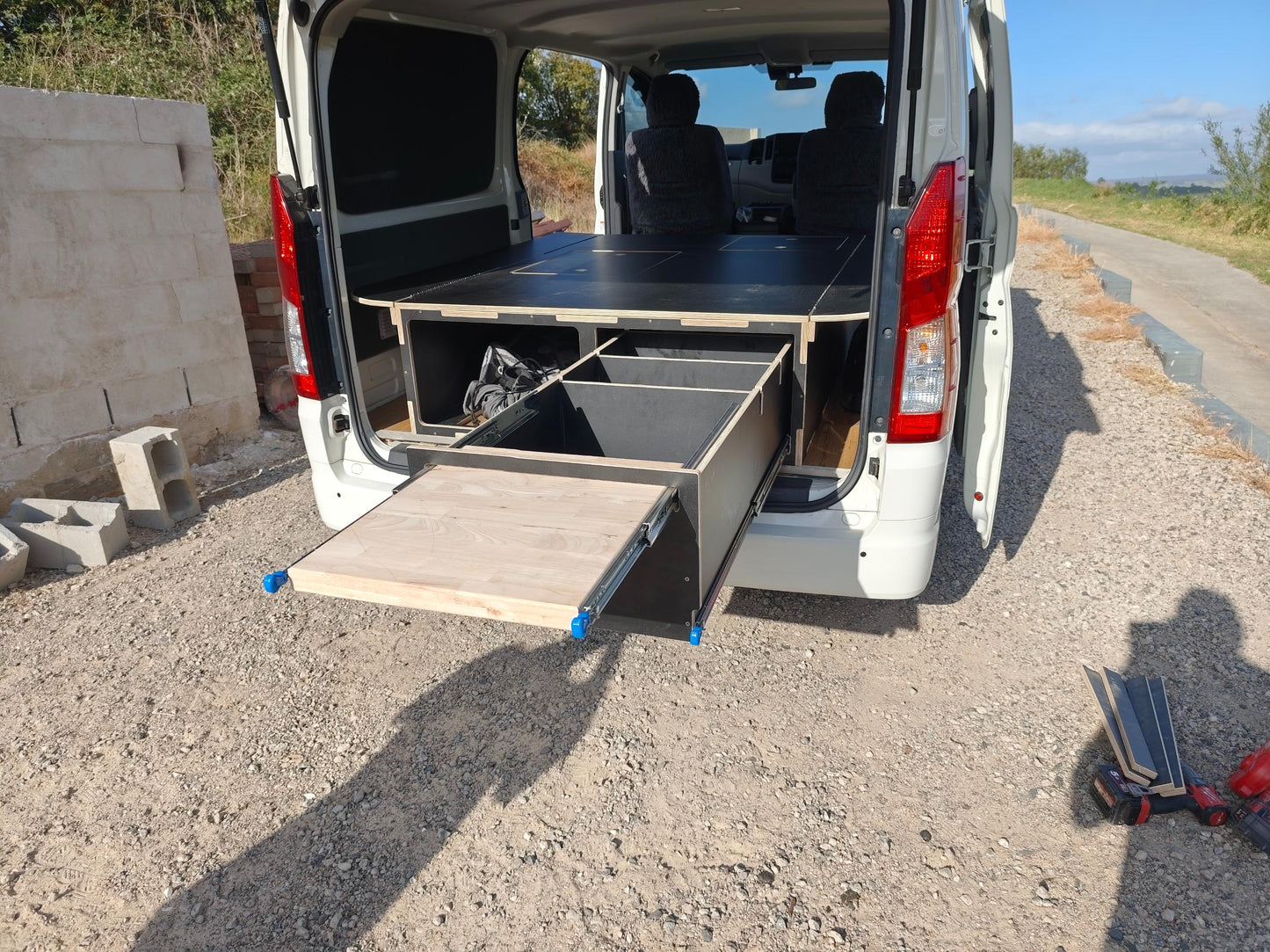 The Surfer, Van Bed and Storage