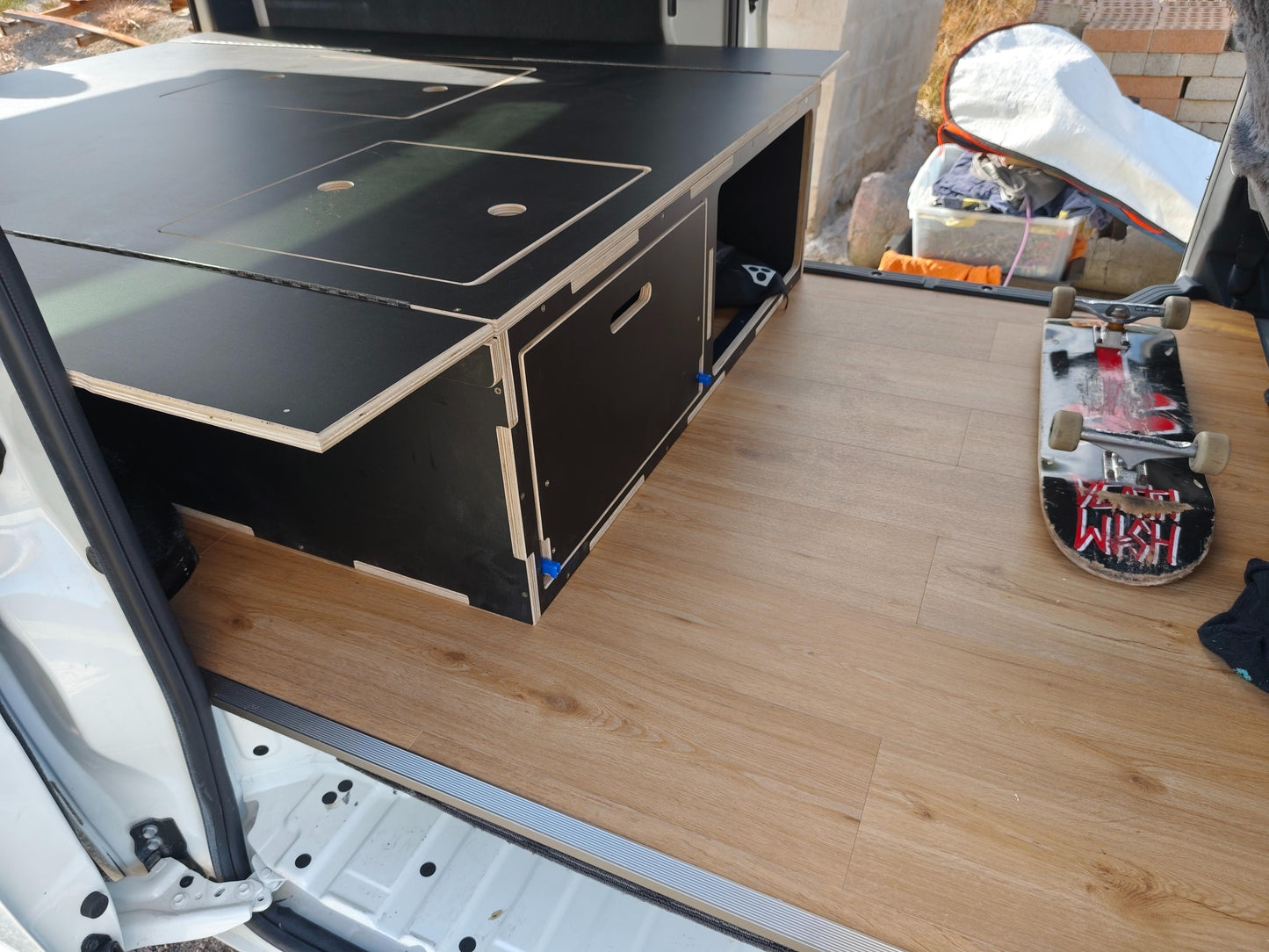 The Surfer, Van Bed and Storage