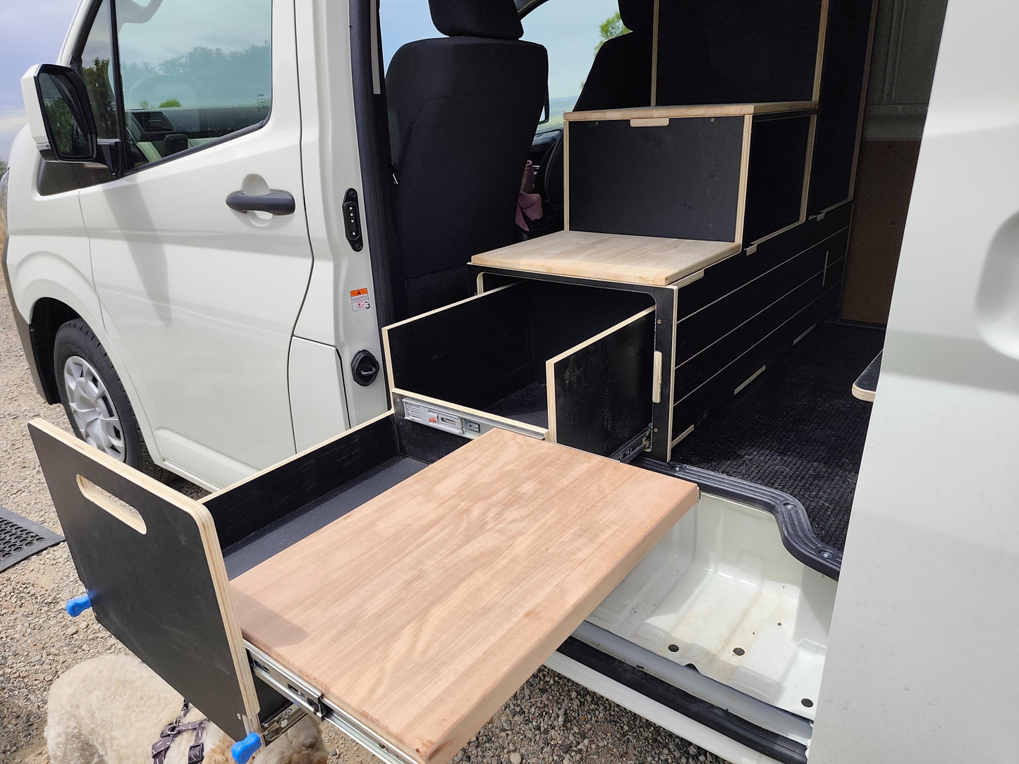 Full Van Conversion - 3 Modules Included - Van, Camper Bed, Storage & Kitchen - Andes