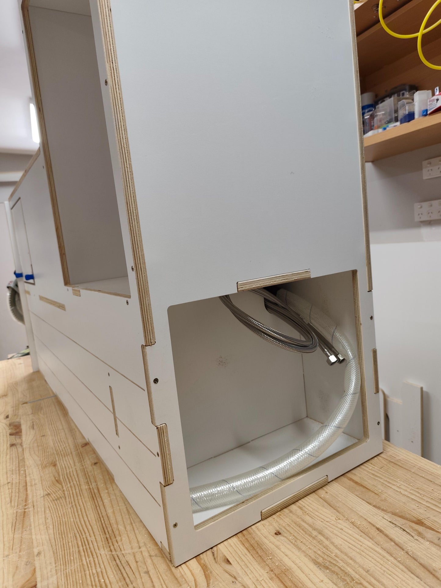 Slide Out Kitchen Fully Plumbed - Suit 85L Kings,Bushmans Fridge. Sink option available