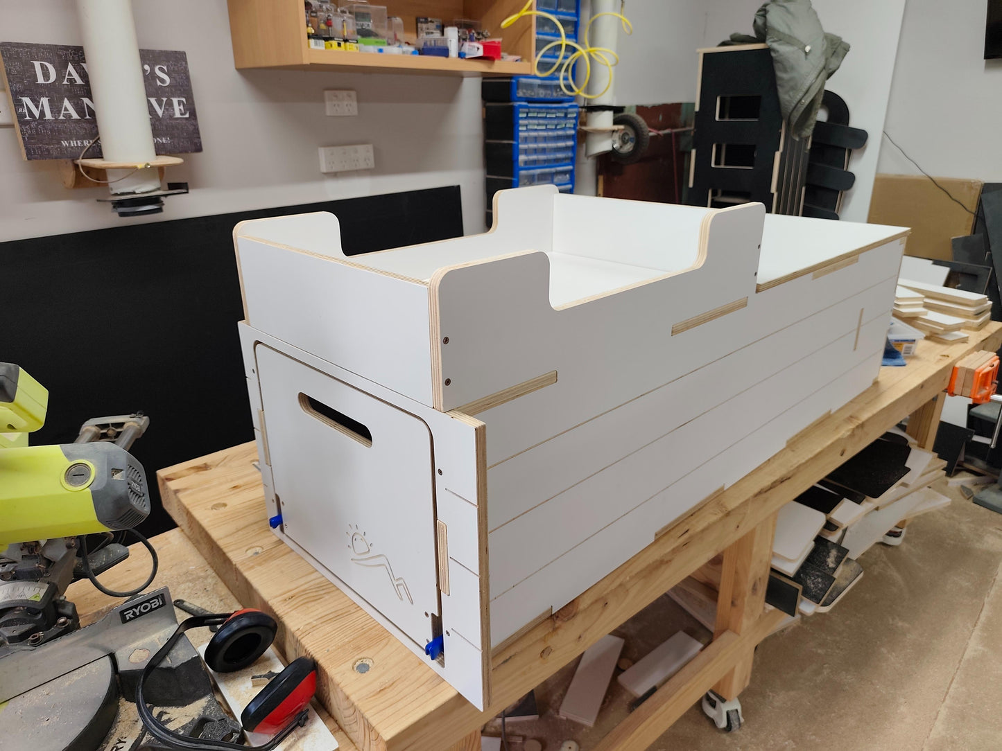 White or Black - Slide out Kitchen, Van, Camper. Tradie storage