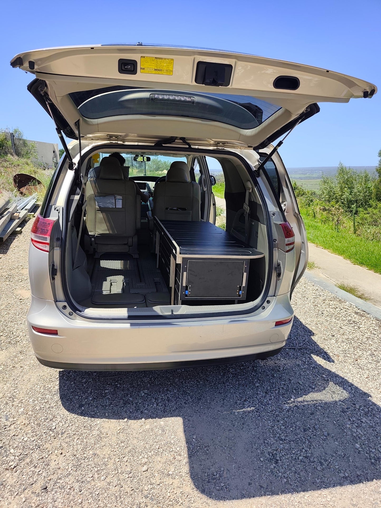 Mini K2 Black or White - Van, Camper Bed, Storage & Kitchen