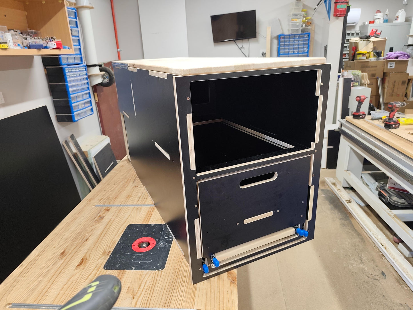 30L Fridge - Slide Campervan Kitchen