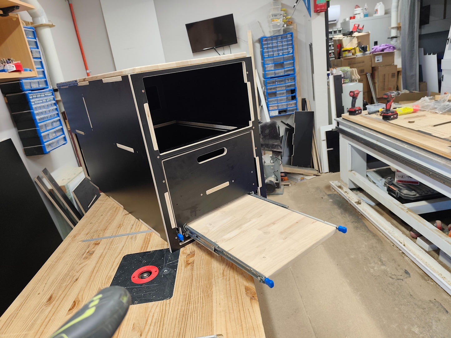 30L Fridge - Slide Campervan Kitchen