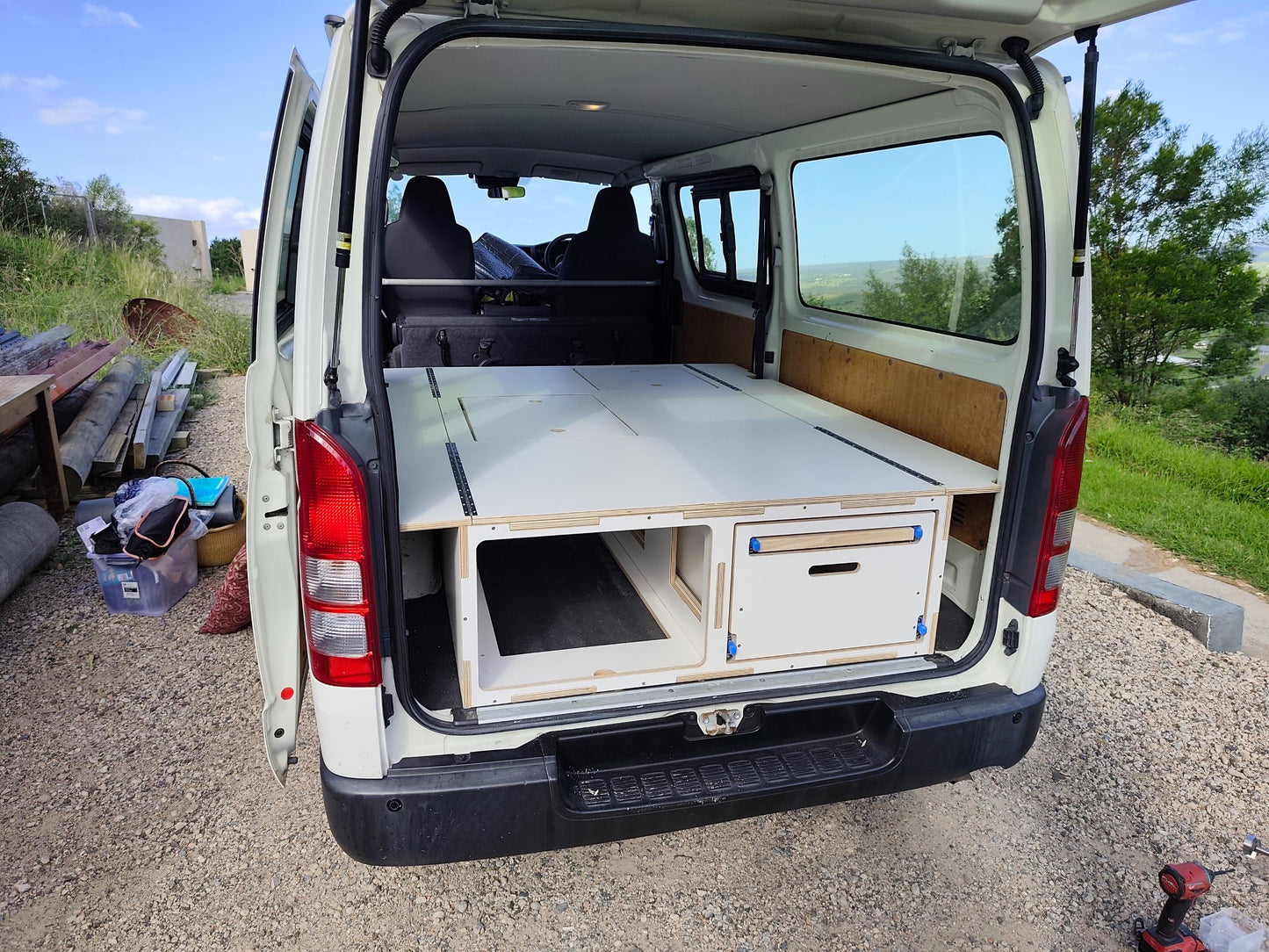 The Surfer, Van Bed and Storage