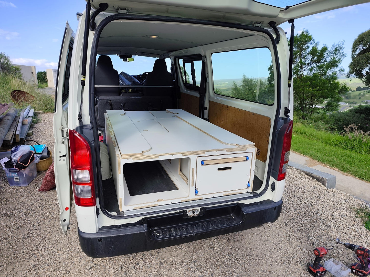 The Surfer, Van Bed and Storage