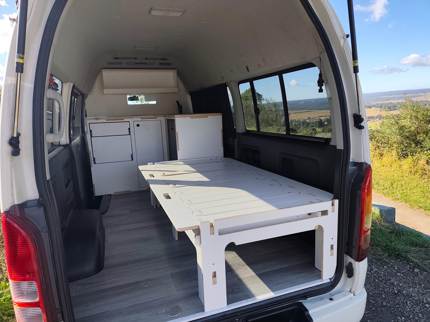 Corner Campervan Kitchen Module - Fully Assembled