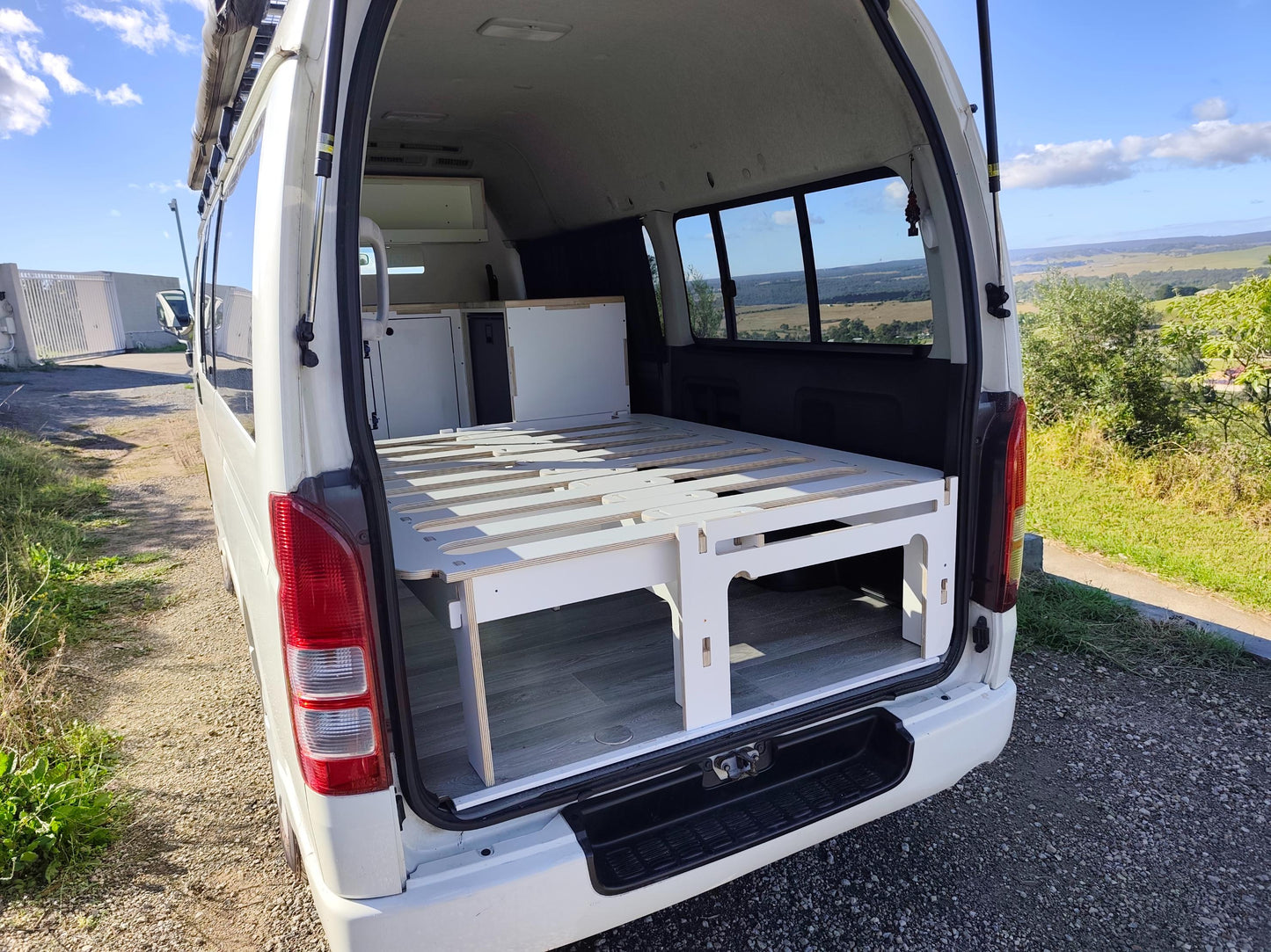 Corner Campervan Kitchen Module - Fully Assembled