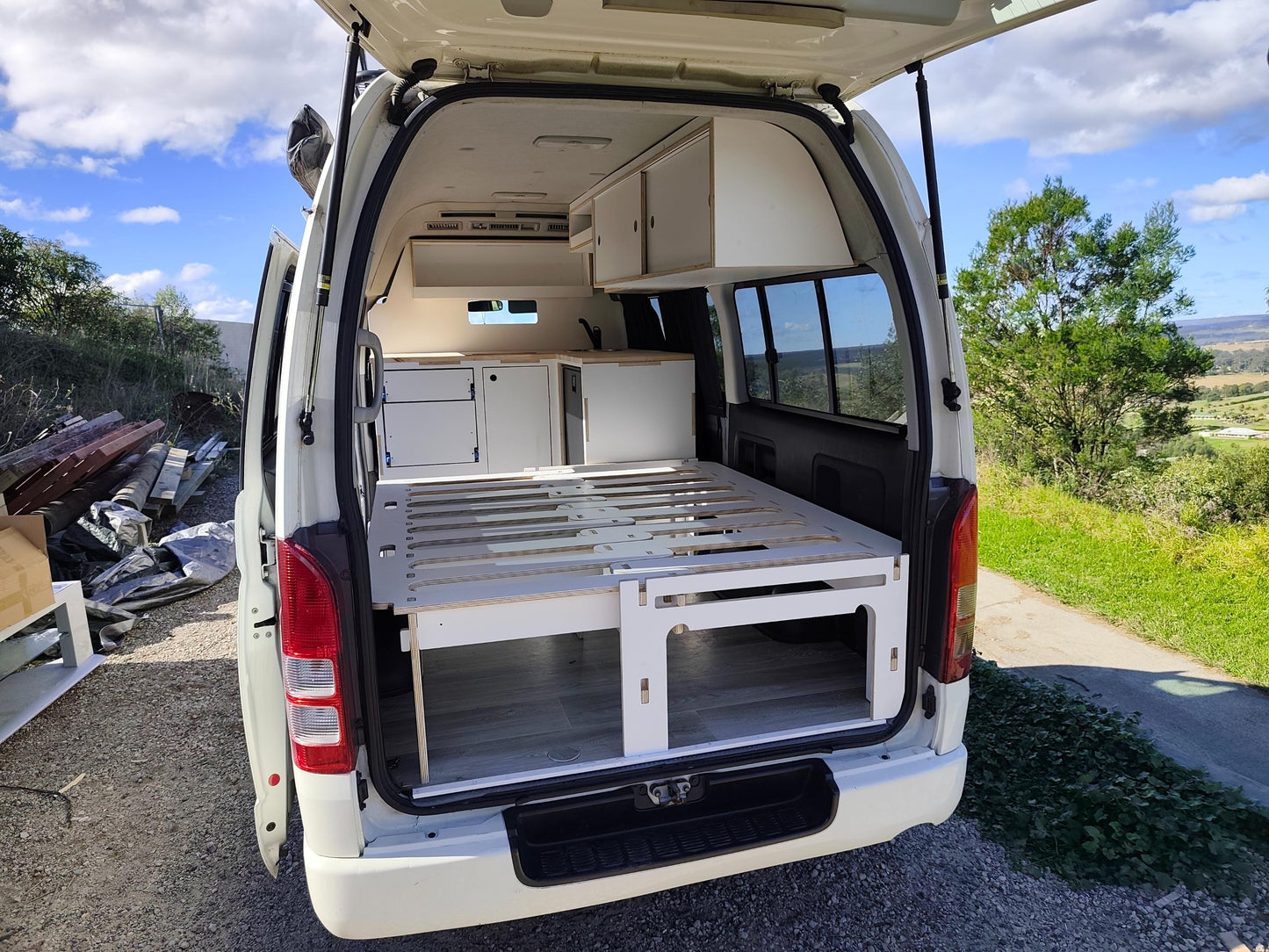 Corner Campervan Kitchen Module - Fully Assembled