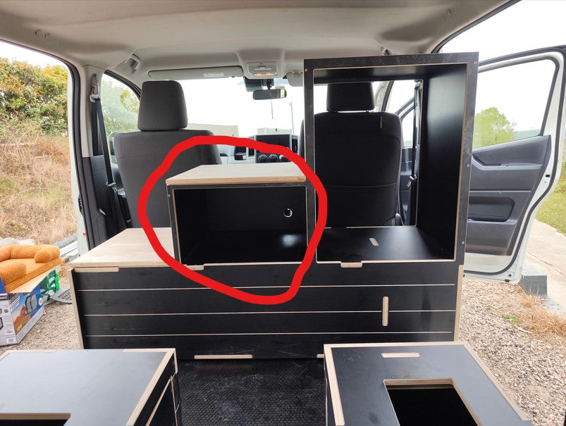 3 Modules Included - Van, Camper Bed, Storage & Kitchen